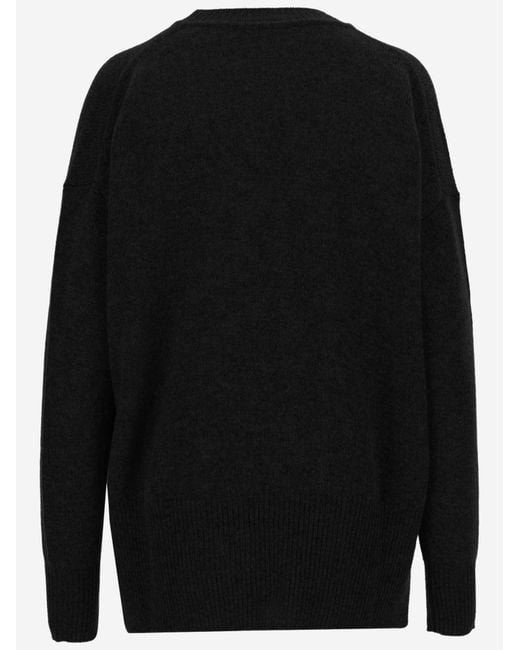 Jil Sander Black Cashmere Sweater