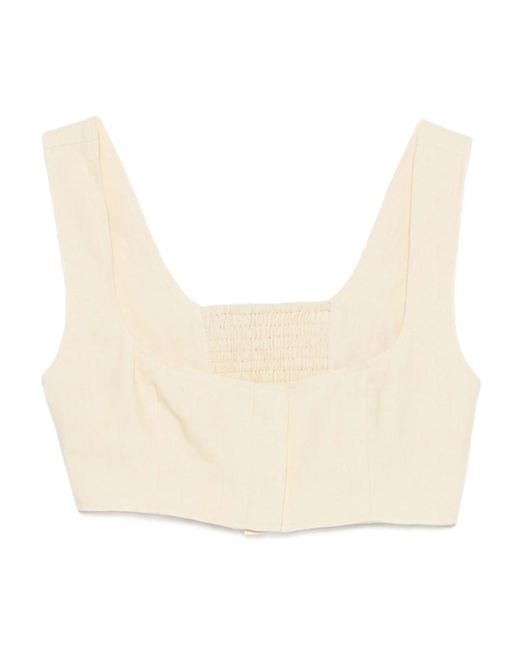 LeKasha Natural Linen Bralette