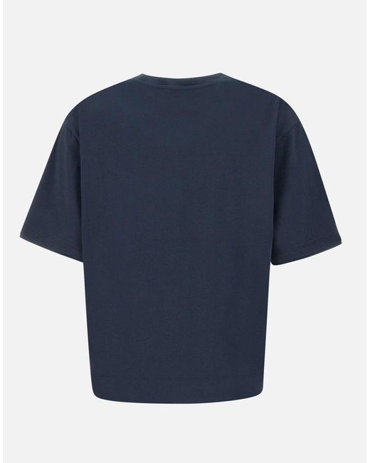 Camiseta de algodón azul de Woolrich de color Blue