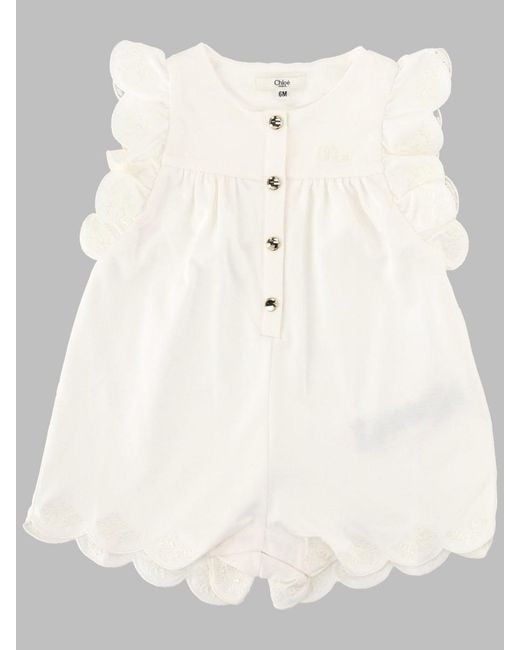 Chloé White Tuta-Short