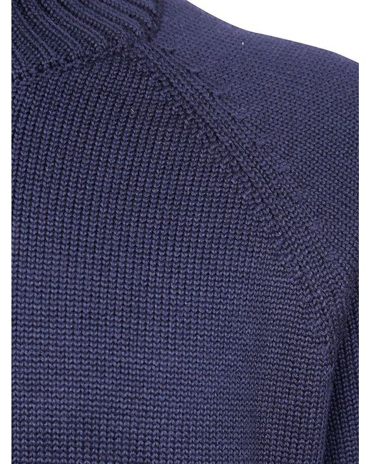 Zanone Blue Sweaters