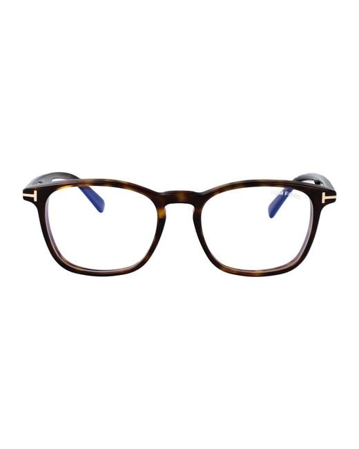 Tom Ford Brown Squared Optical Ft5960 B 052 for men