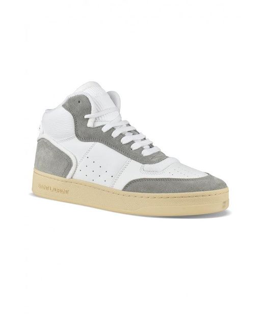 Saint Laurent White Sl/80 Sneakers for men