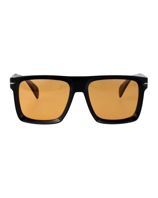 David Beckham Brown Squared Sunglasses Db 7134/S Wr7 for men