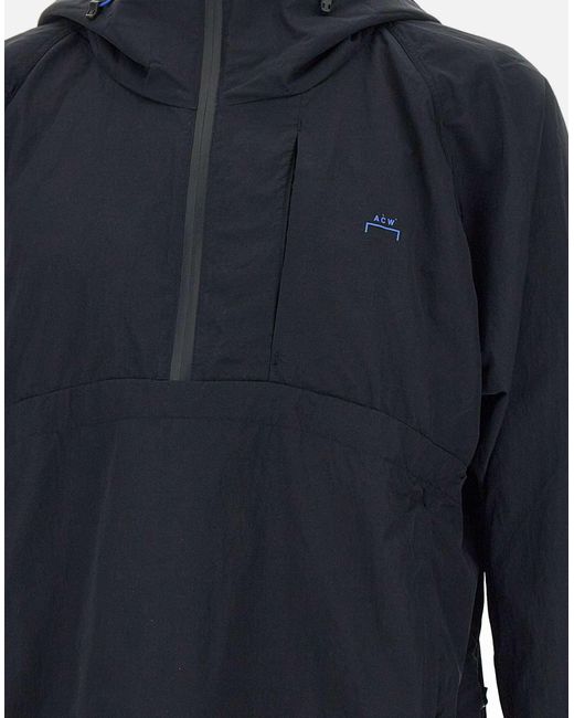 A_COLD_WALL* Balfron Anorak Schwarze Windjacke in Blue für Herren