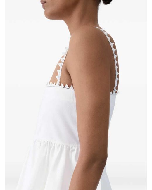 Jacquemus Top Traversin in het White