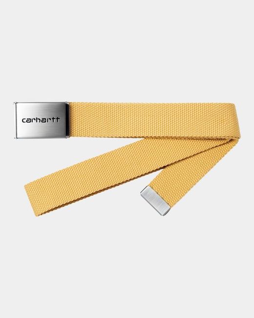 Carhartt Metallic Clip Belt Chrome for men