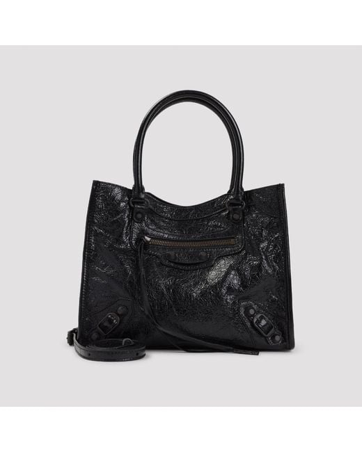 Balenciaga Black Le City Tote Mini Bag