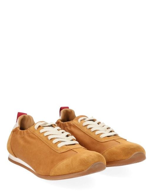Uma Wang Brown Leather Sneaker for men