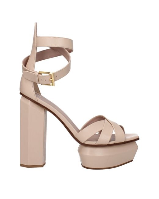 Balmain Metallic Sandali Donna Pelle for men