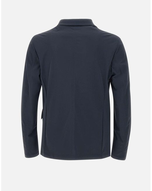 DUNO Blauer Packbarer Blazer in Blue für Herren