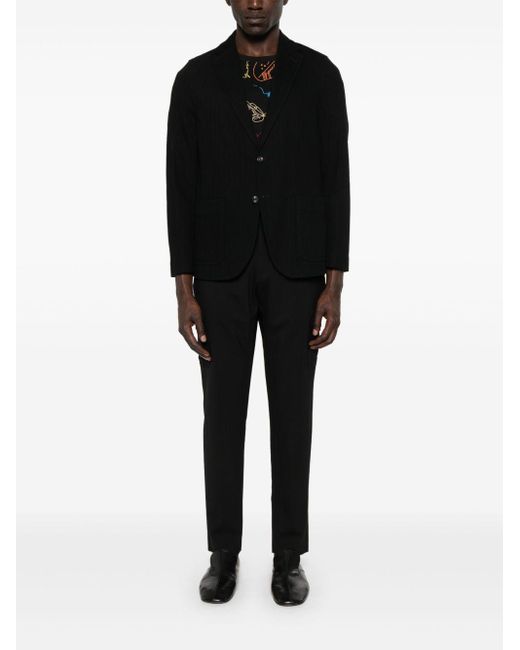 Circolo 1901 Black Cotton Single-Breasted Jacket