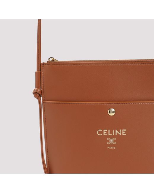 Céline White Mini Sharp Pouch Handbag
