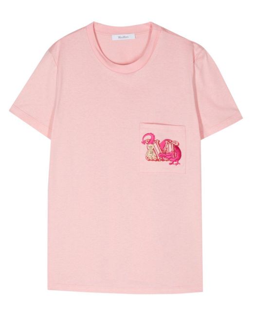 Max Mara Pink Cotton T-Shirt