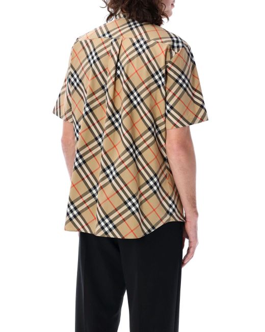 Burberry Multicolor Check Cotton Shirt for men