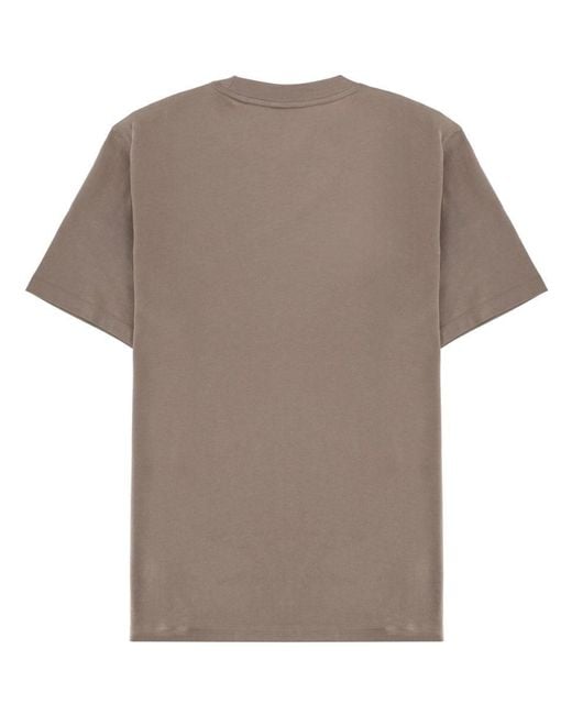 HUGO Gray Cotton T-Shirt
