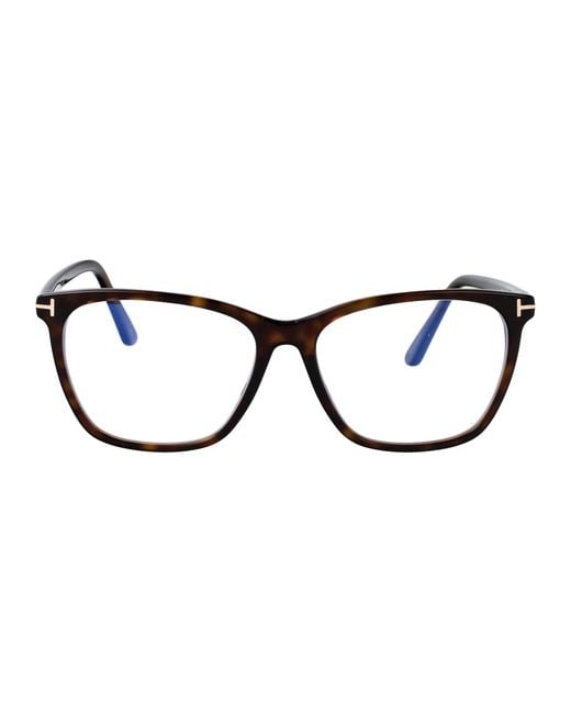 Tom Ford Brown Squared Optical Ft5762 B 052
