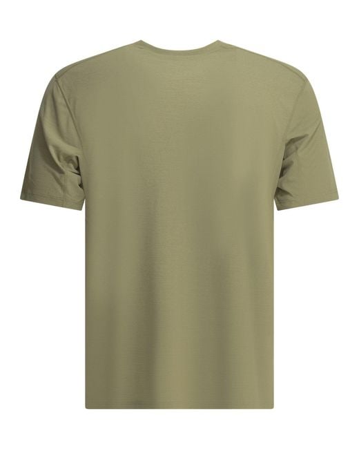 Houdini Sportswear Green "Pace Air" Crewneck T Shirt