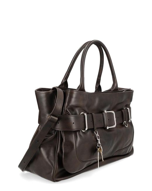 OSOI Black Brocle Tote Bag