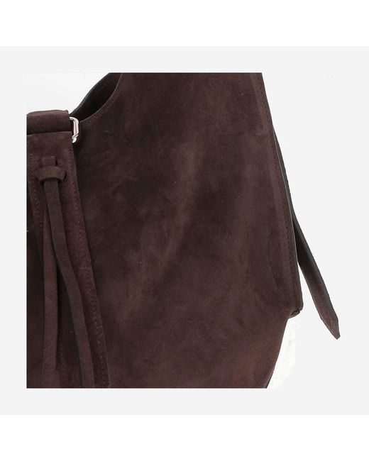 RADICA STUDIO Brown Sunset Suede Bag