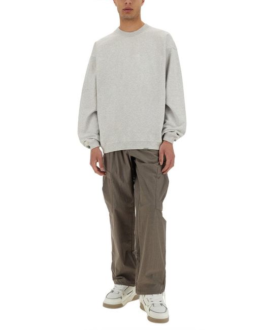 Represent Gray Sweatshirt Initial for men