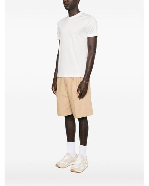 Emporio Armani White Cotton T-Shirt for men