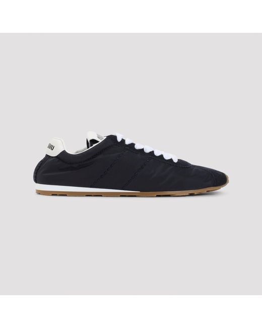 Miu Miu Blue Polyamide Sneakers