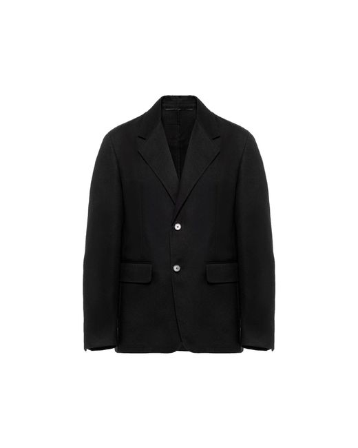 Prada Black Cotton Jacket for men