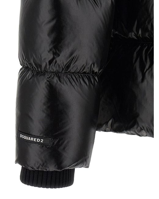 DSquared² '3 D Down Jacket' Down Jacket in het Black voor heren