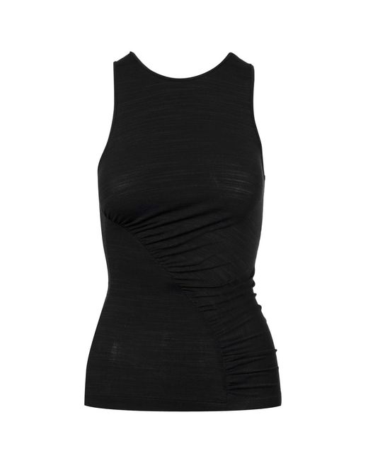 Grifoni Top Zwart in het Black