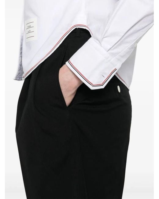 Thom Browne High Tailed Shorts in het Black