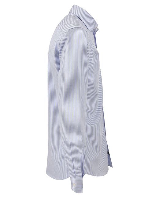 Camisa de cuello francés Cotton Fay de color Blue
