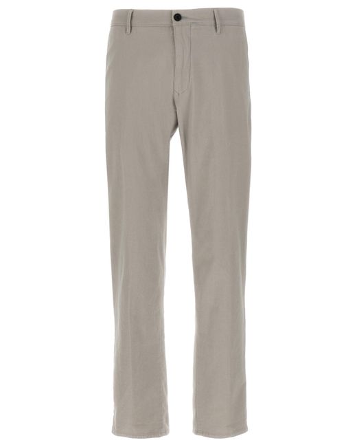 Incotex Lage Taille Broek in het Gray