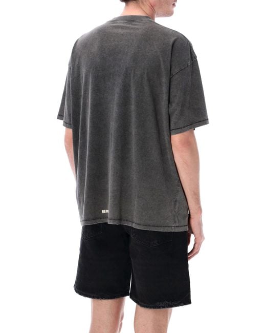 Represent Gray Initial Star T-Shirt for men