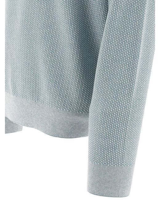 Vince "Geo-Jacquard" Sweater in Blue für Herren