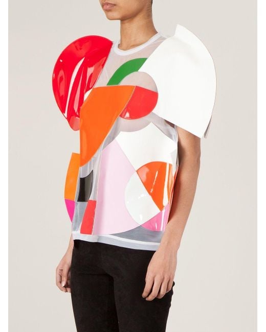 Top patchwork Junya Watanabe en coloris Red