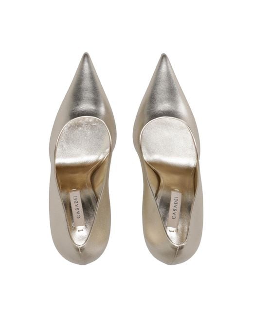 Casadei White With Heel