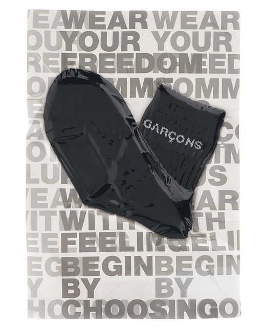 Comme des Garçons Gray Logo Socken