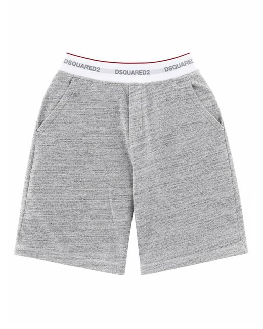 DSquared² Gray Oversize Fit Shorts for men