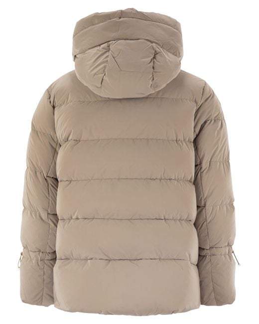 Moorer Natural Gadia Os Hooded Down Jacket
