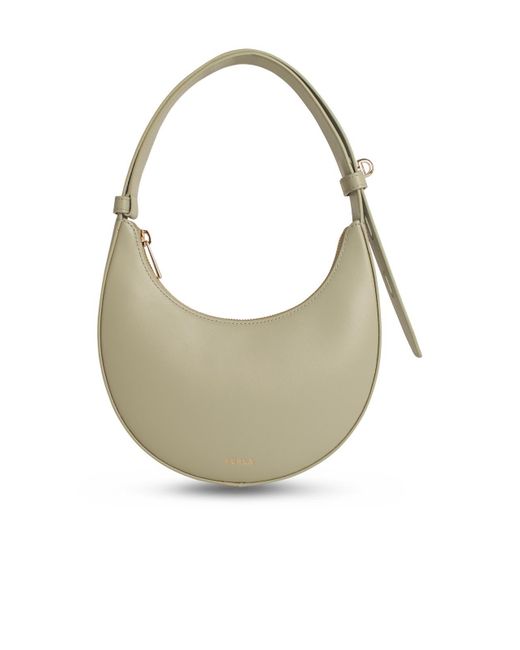 Furla Gray 'Delizia' Mini -Tasche in Salbei Lear