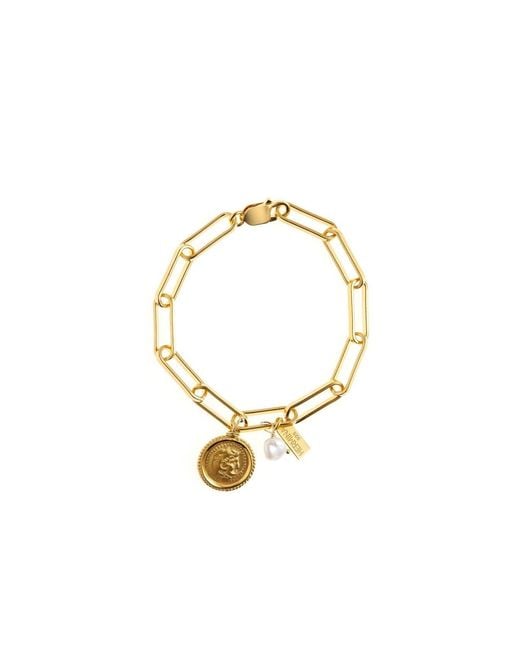 Hermina Athens Metallic Hercules Yasemi & Charms Bracelet