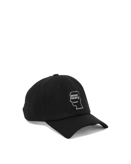 Brain Dead Black "Batwing" Cap for men