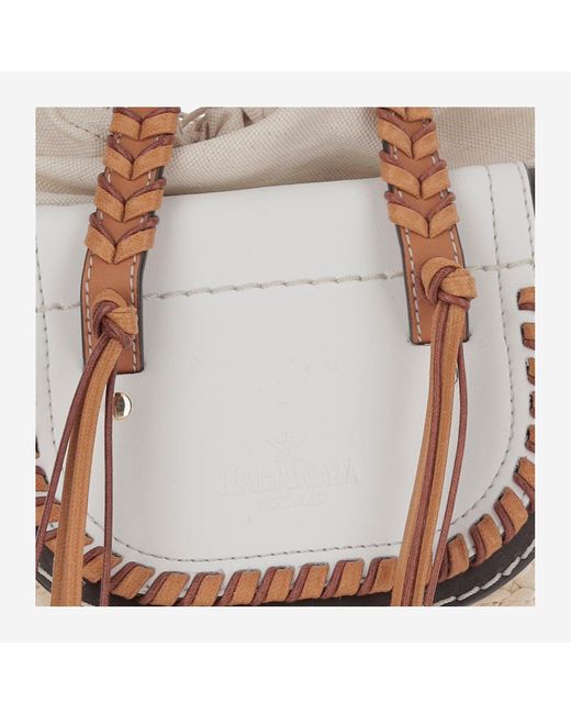CUBA LAB Metallic Habanera Cuoieria Bag Marble