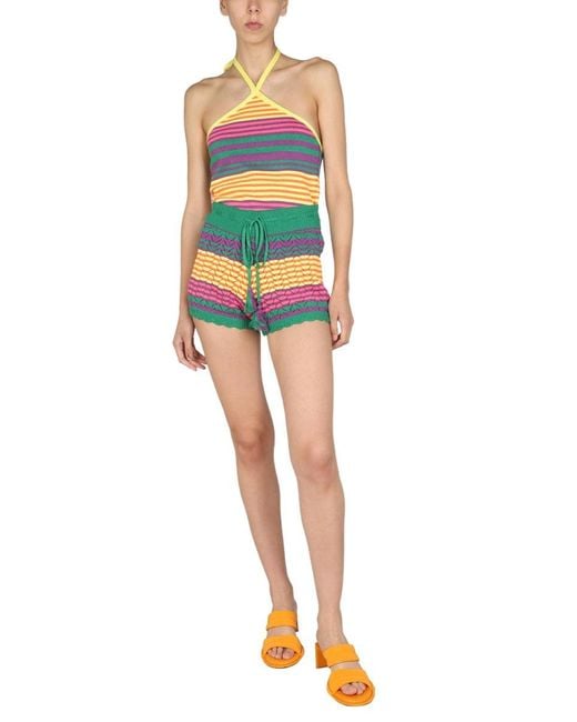 Gallo Multicolor Striped Pattern Top