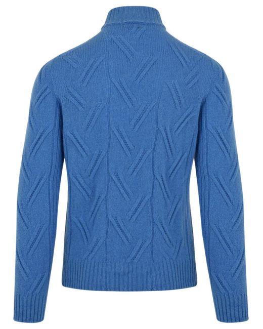 Drumohr Sweaters Lichtblauw in het Blue voor heren