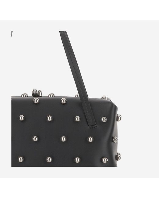 Jil Sander Black Goji Pillow Leather Shoulder Bag