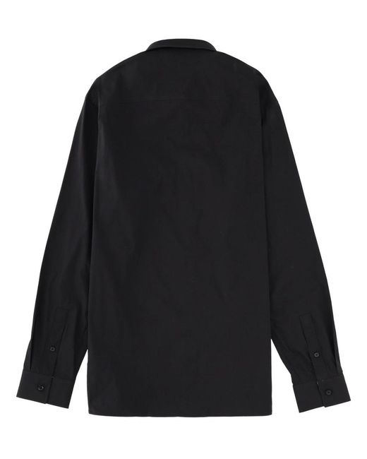 Burberry Black Cotton Shirt for men