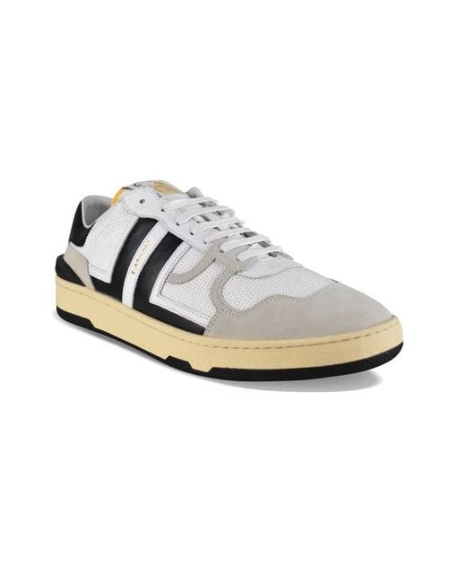 Lanvin White Clay Sneakers