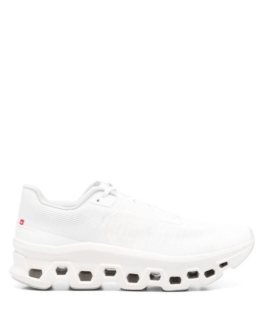 On Shoes White Cloudmster Void Sneakers for men